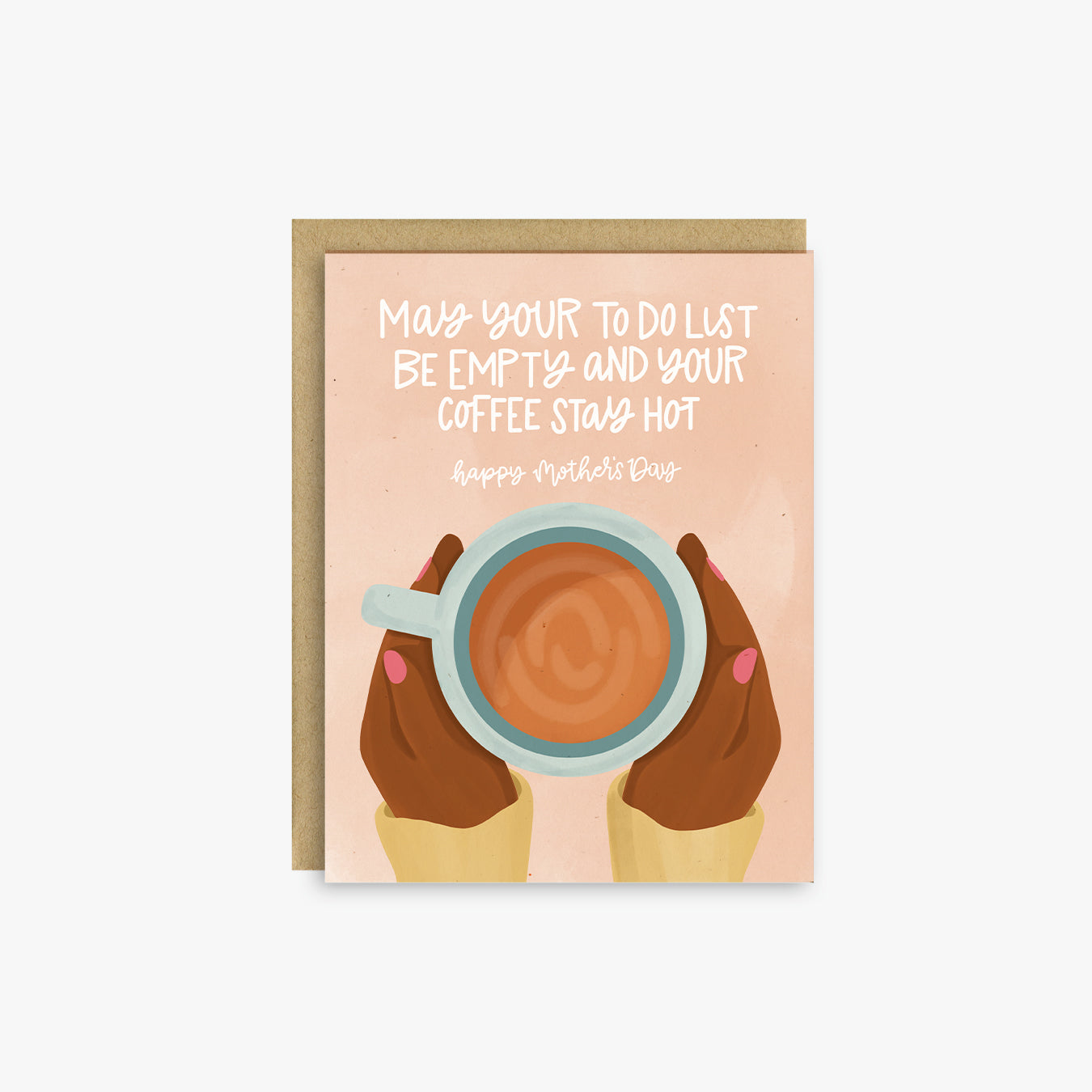 Coffee Stay Hot Mother's Day Card, Cute Mother's Day Card