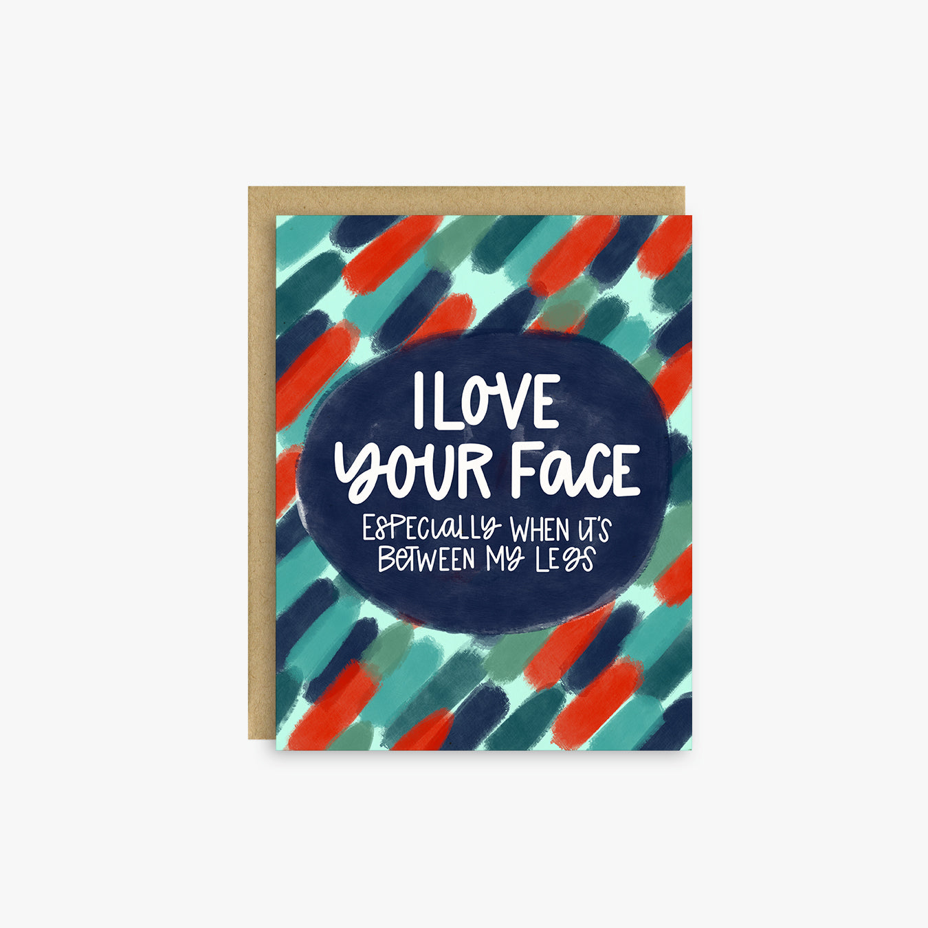 I Love Your Face Birthday Card, Valentine's Day Card