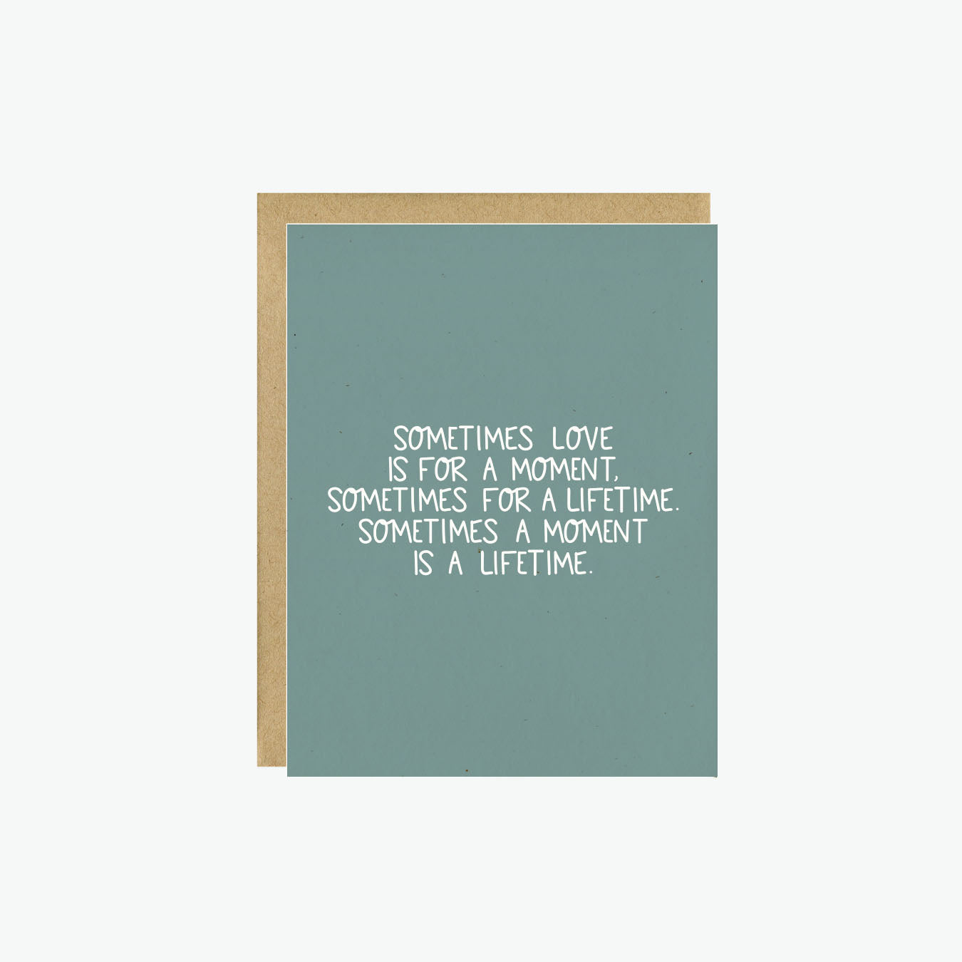 A Moment Is A Lifetime Sympathy Card, Miscarriage Card