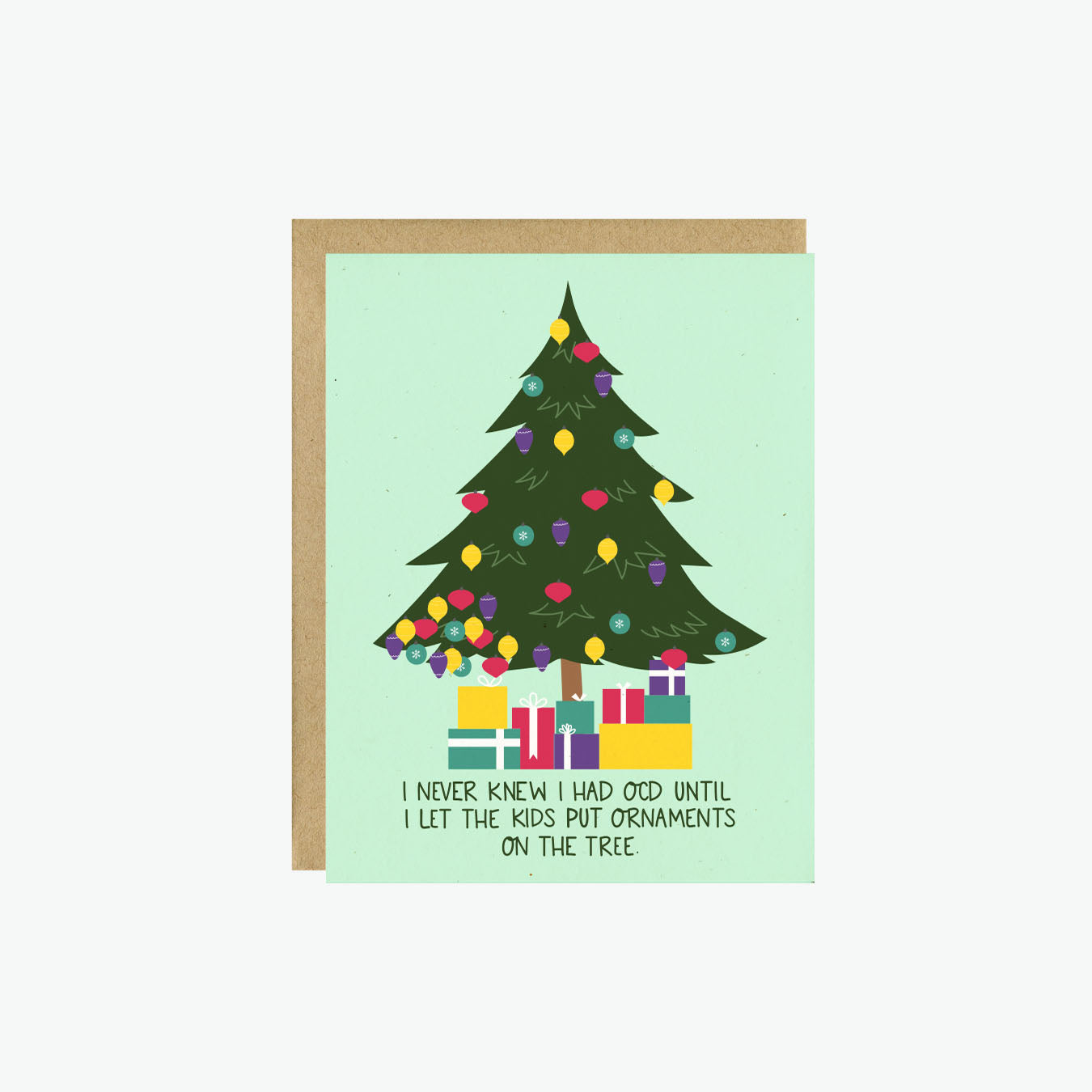 Tree OCD Christmas Card
