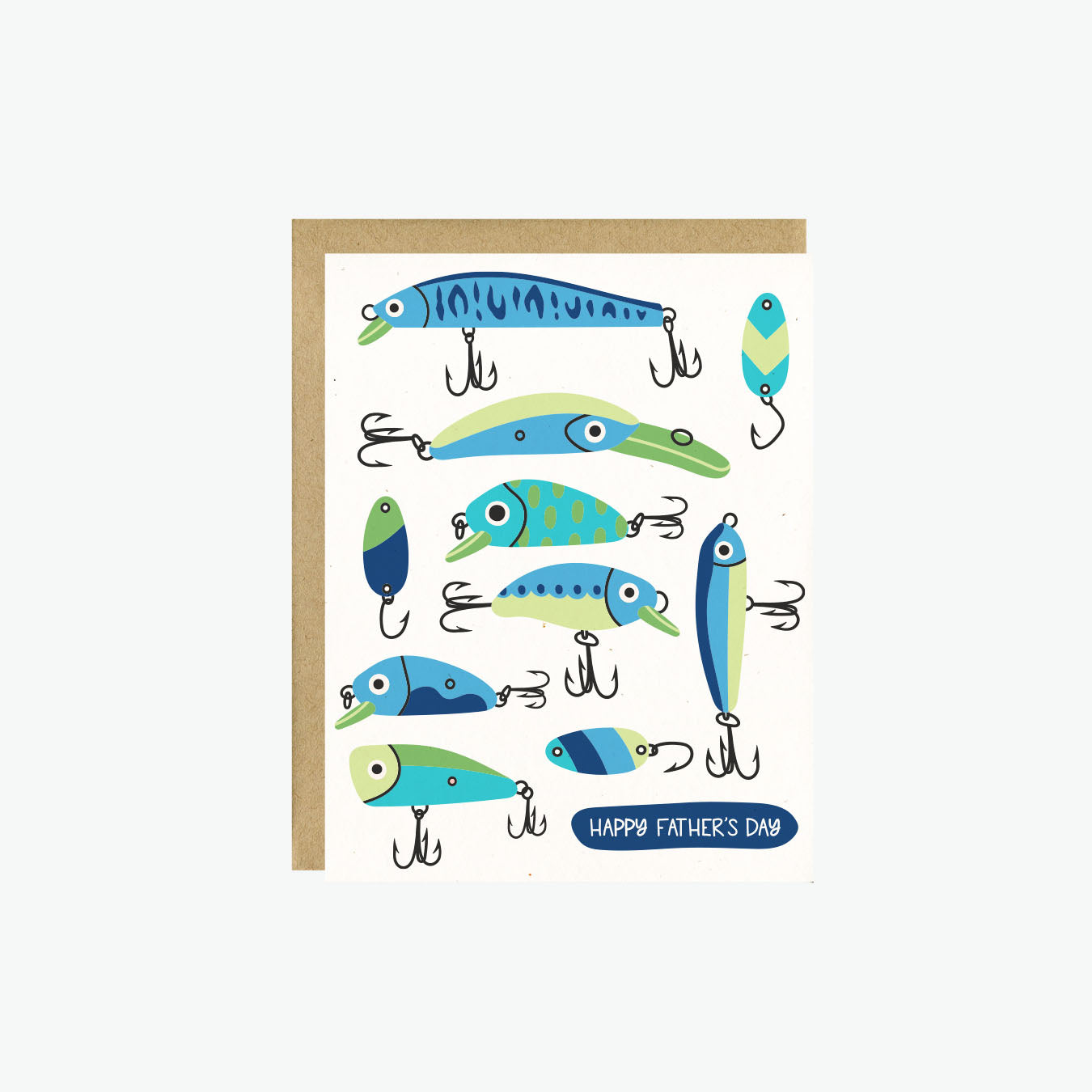 Fishing Lures Father's Day Card