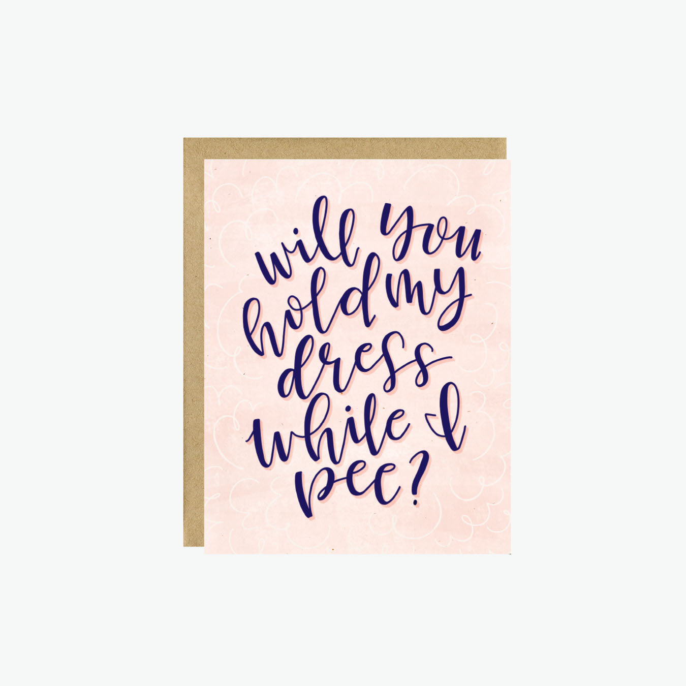 Will You Hold My Dress Bridal Party Card