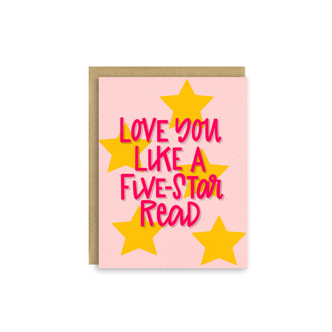 Love You Like a 5-Star Read – Bookish Valentine’s Day Card