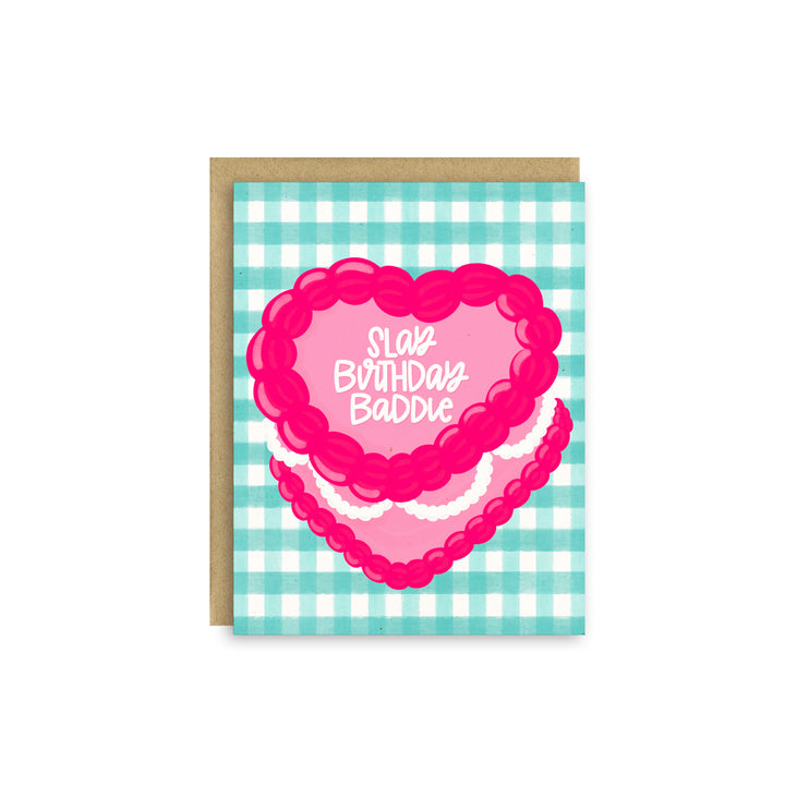 Slay Birthday Baddie – Funny Birthday Card