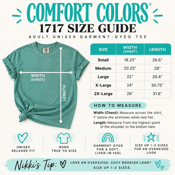 Buy Me Books & Tell Me I’m Pretty Comfort Colors Tee