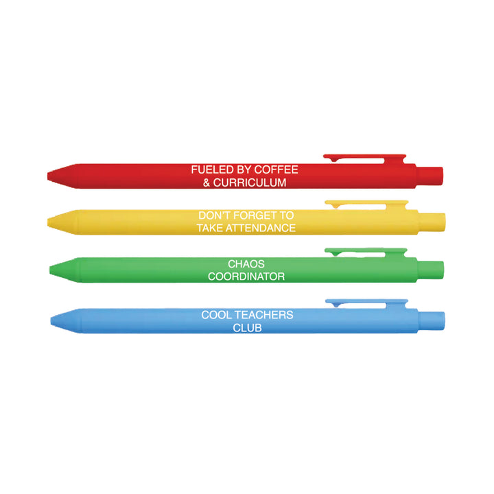 Cool Teachers Club Pen Set | Funny Teacher Gift