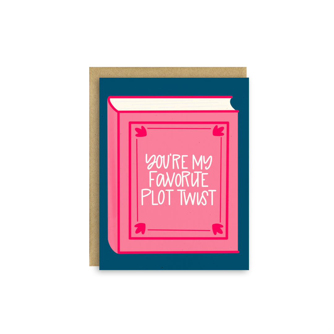 Favorite Plot Twist – Bookish Valentine’s Day Card
