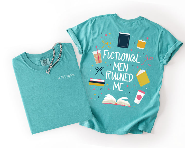 Fictional Men Ruined Me Comfort Colors Tee