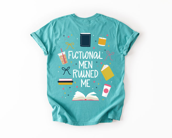 Fictional Men Ruined Me Comfort Colors Tee