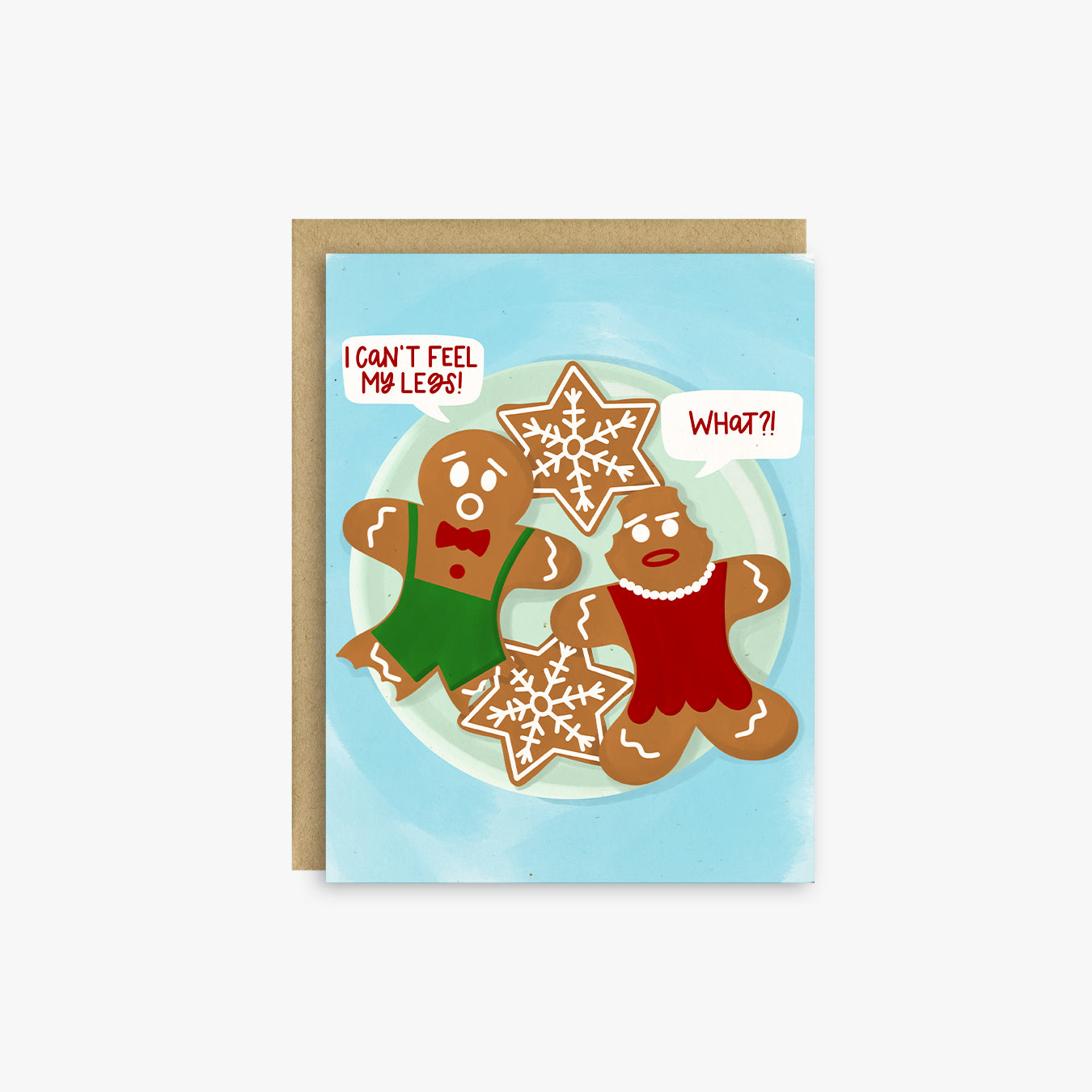 Gingerbread Men Funny Holiday Card