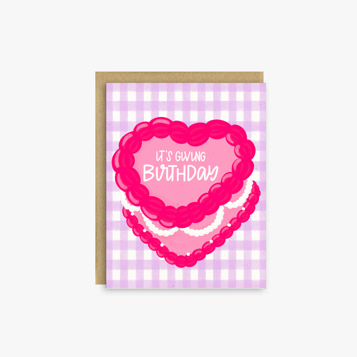 It’s Giving Birthday – Trendy Modern Birthday Card