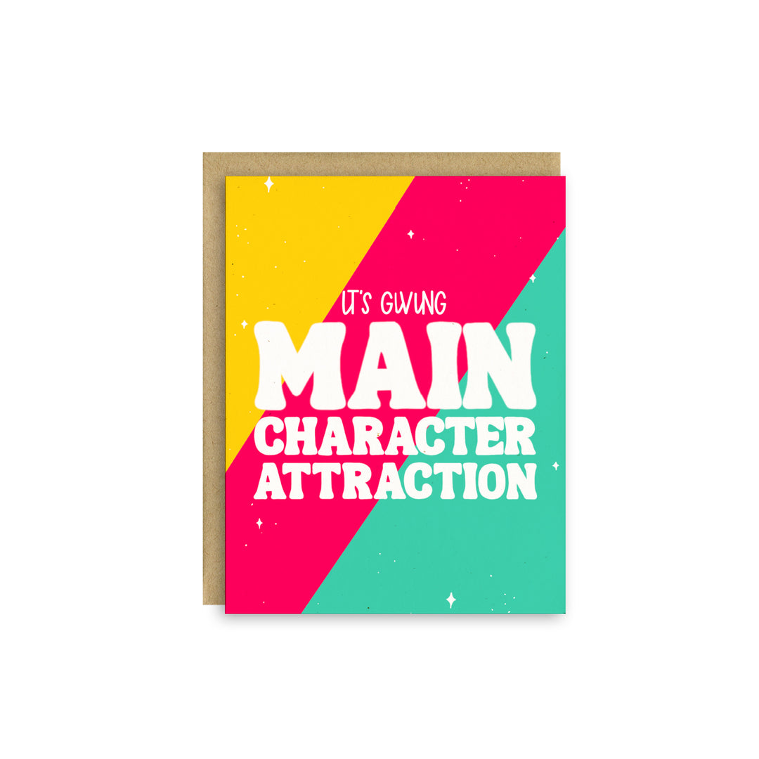 Main Character Attraction – Trendy Valentine’s Day Card
