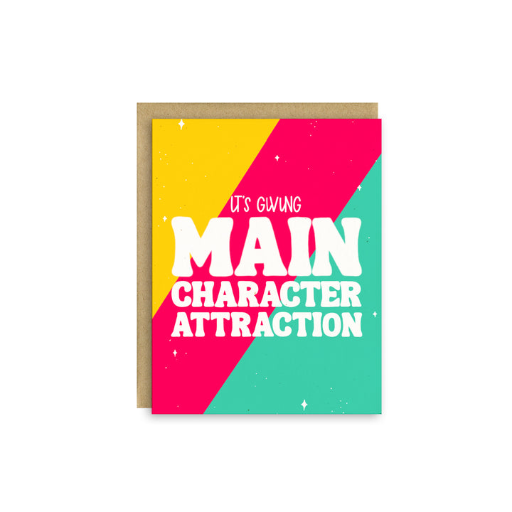 Main Character Attraction – Trendy Valentine’s Day Card
