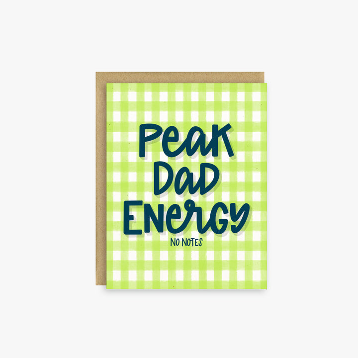 Peak Dad Energy Father's Day Card