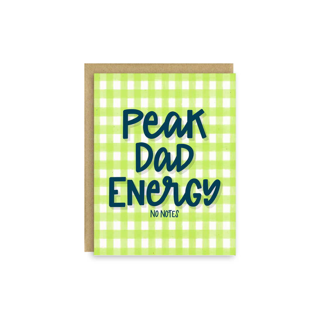 Peak Dad Energy Father's Day Card