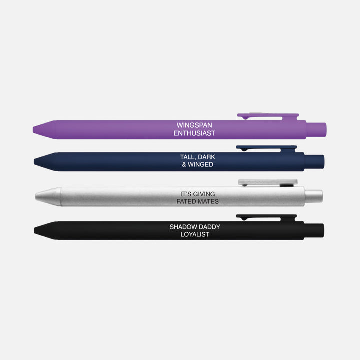 Romantasy Pen Set – Fantasy Romance Bookish Pens