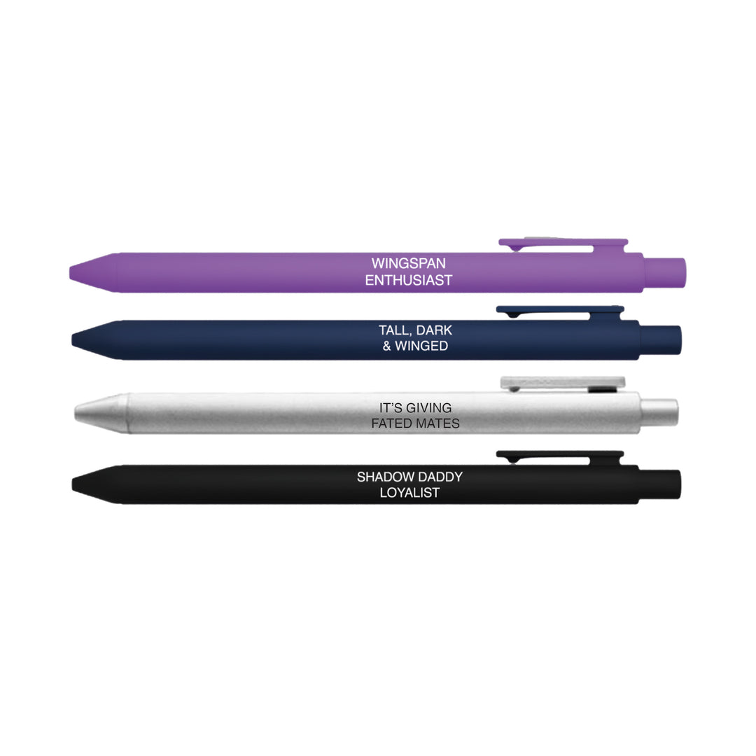 Romantasy Pen Set – Fantasy Romance Bookish Pens