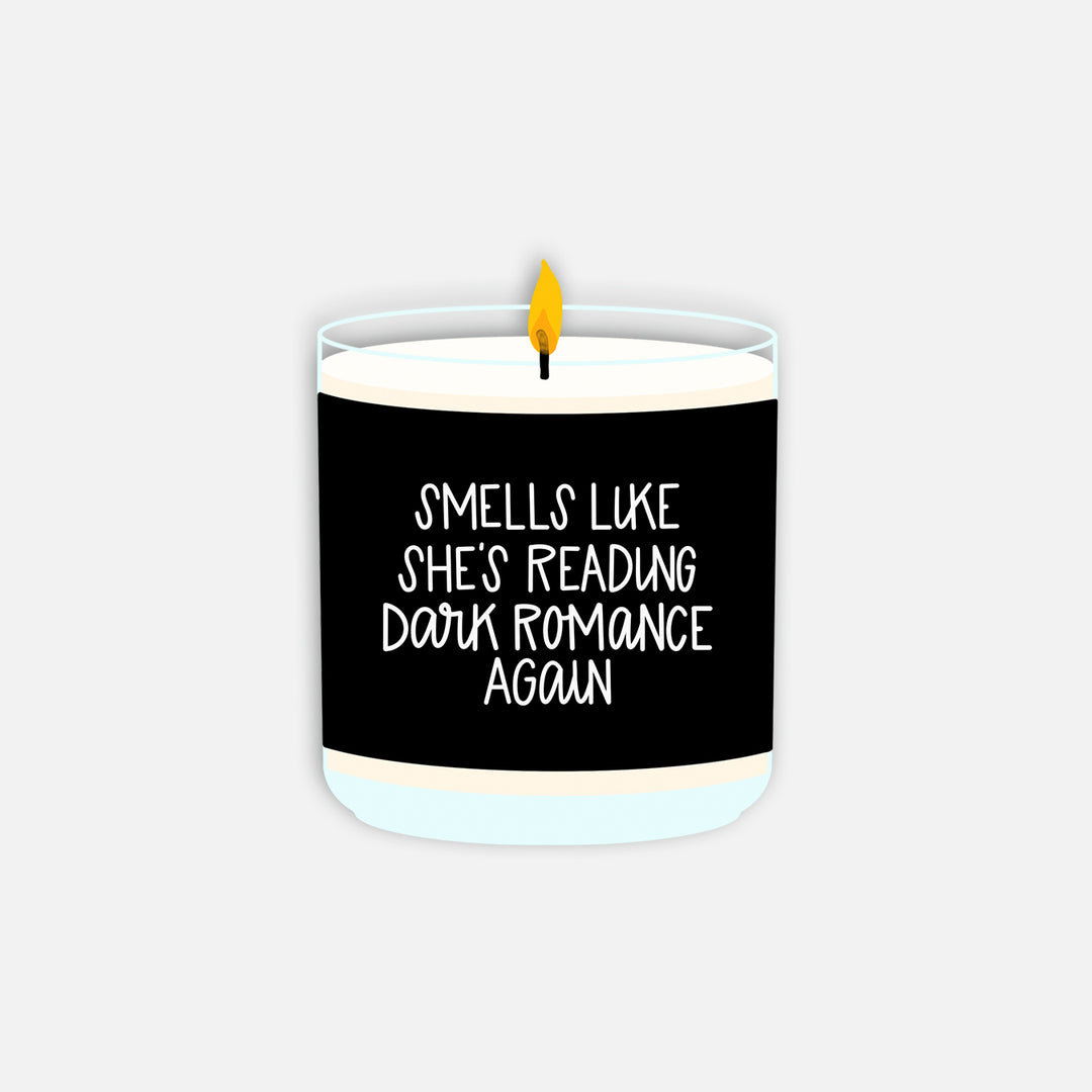 Smells Like Dark Romance Clear Vinyl Sticker