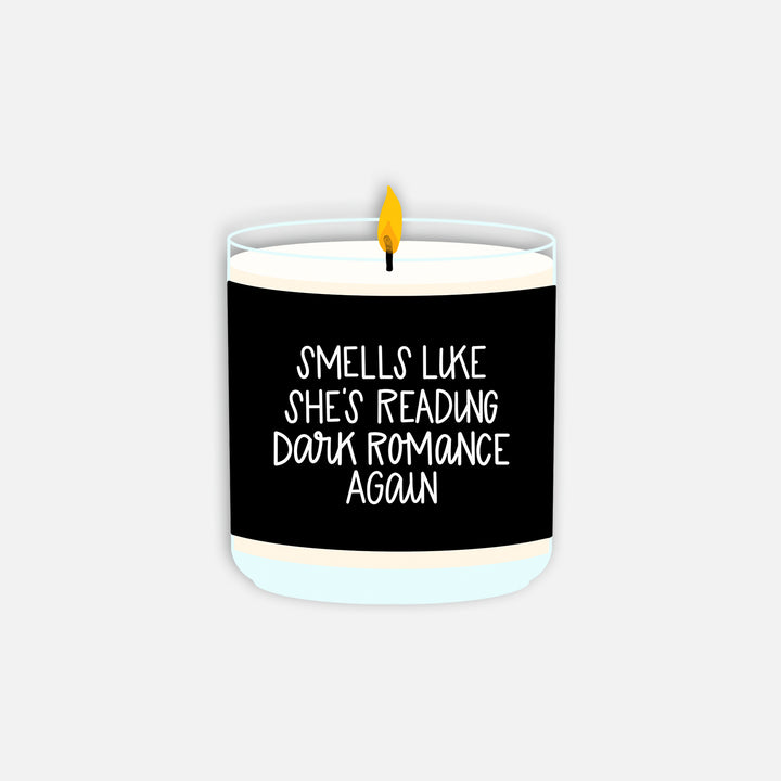 Smells Like Dark Romance Clear Vinyl Sticker