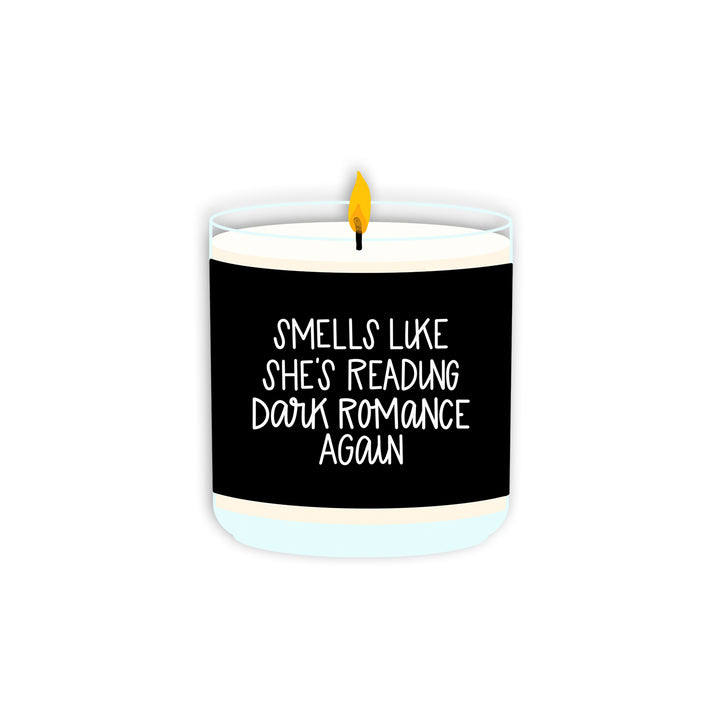 Smells Like Dark Romance Clear Vinyl Sticker