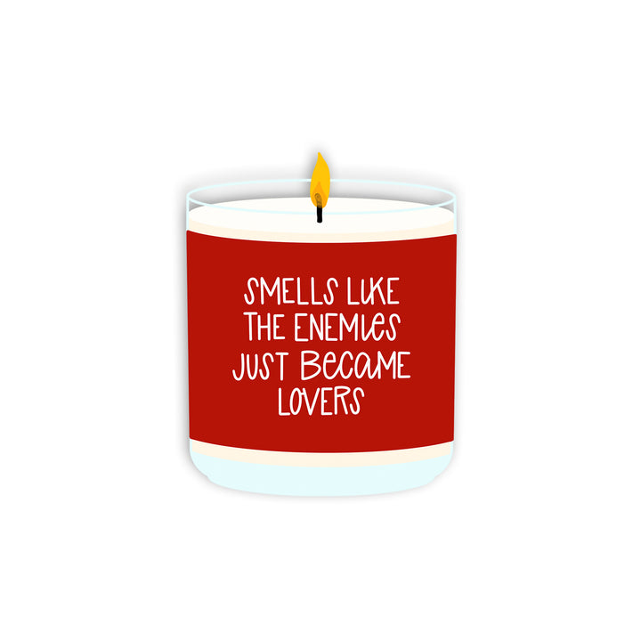 Smells Like Enemies To Lovers Clear Vinyl Sticker
