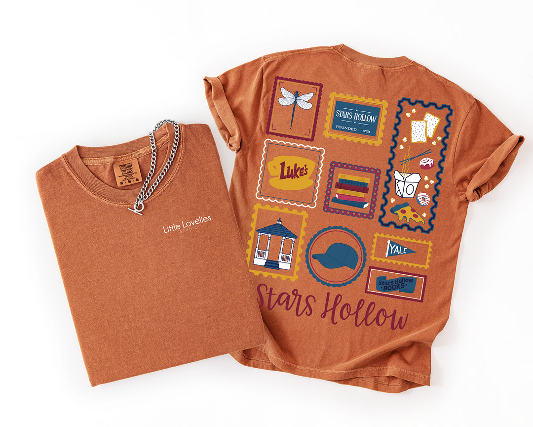 Stars Hollow Stamp Comfort Colors Tee