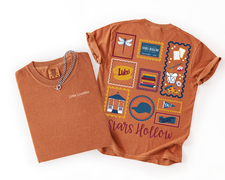 Stars Hollow Stamp Comfort Colors Tee