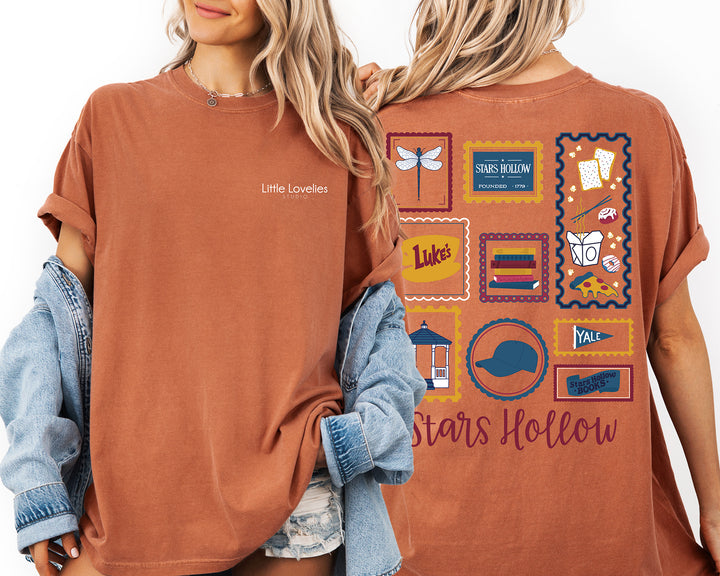 Stars Hollow Stamp Comfort Colors Tee