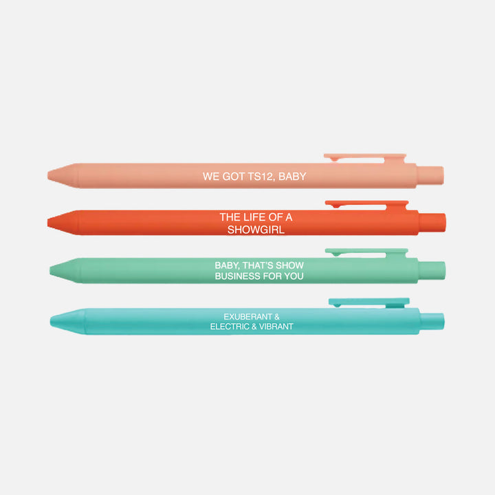 We Got TS12 Pen Set | Showgirl-Inspired Stationery