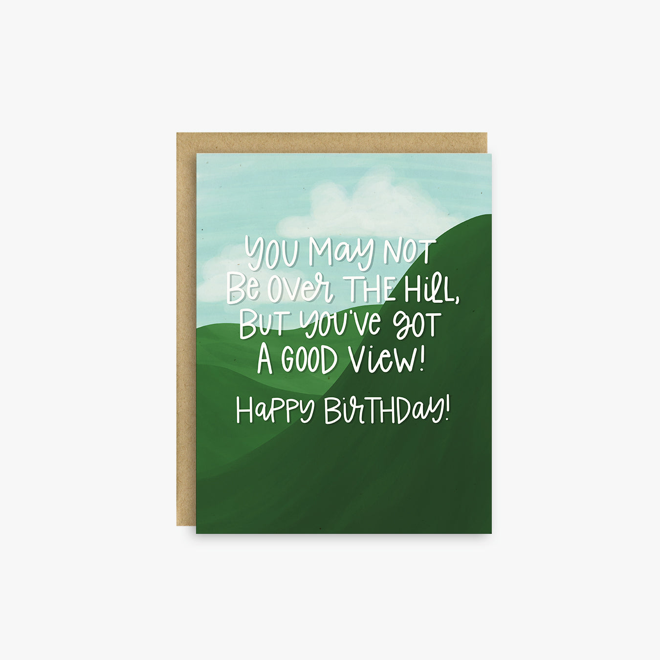 A Good View Birthday Card, Cute Birthday Card