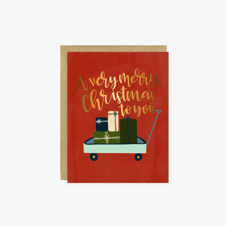 A Very Merry Christmas Card, Cute Christmas Card