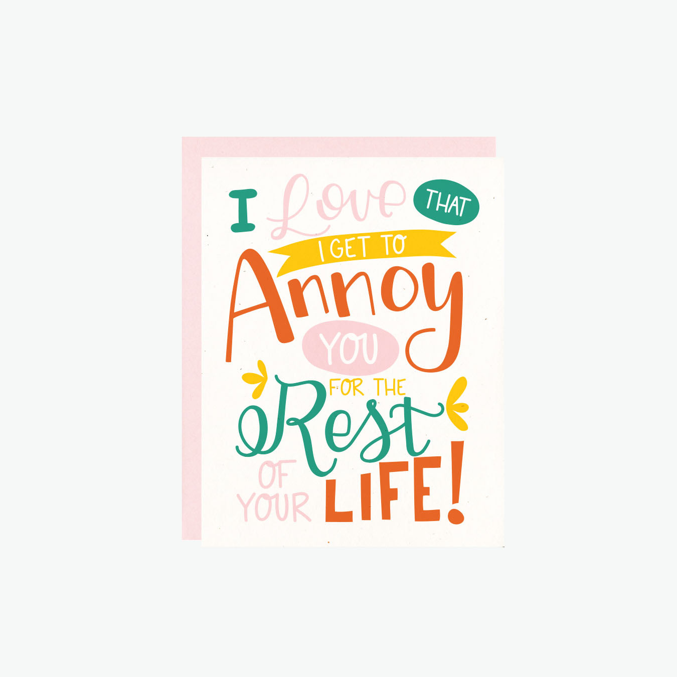 Annoy You Card Anniversary Card, Valentine's Day Card