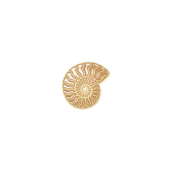 Ammonite Enamel Pin