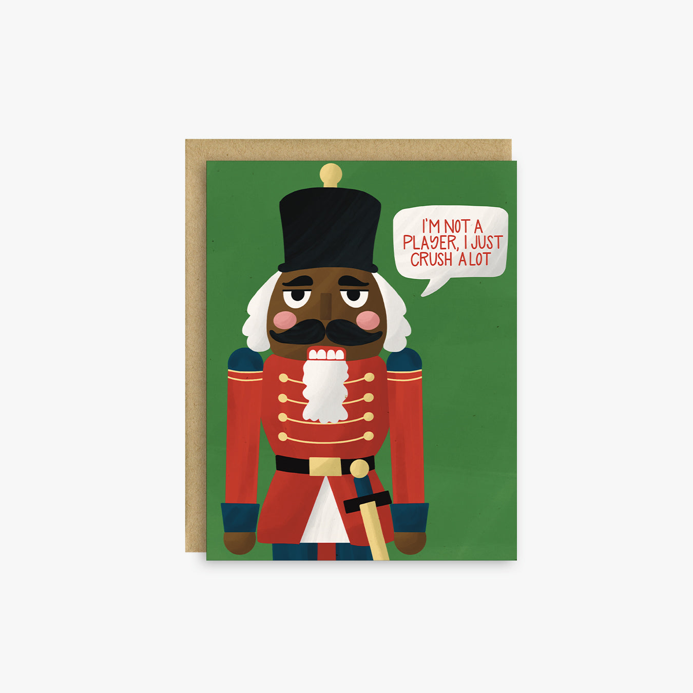 Crush A Lot Christmas Card, Funny Christmas Card