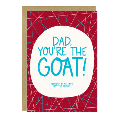 GOAT Father's Day Card by Little Lovelies Studio