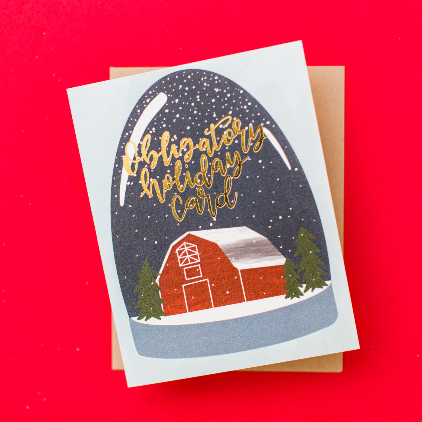 Obligatory Gold Foil Holiday Card
