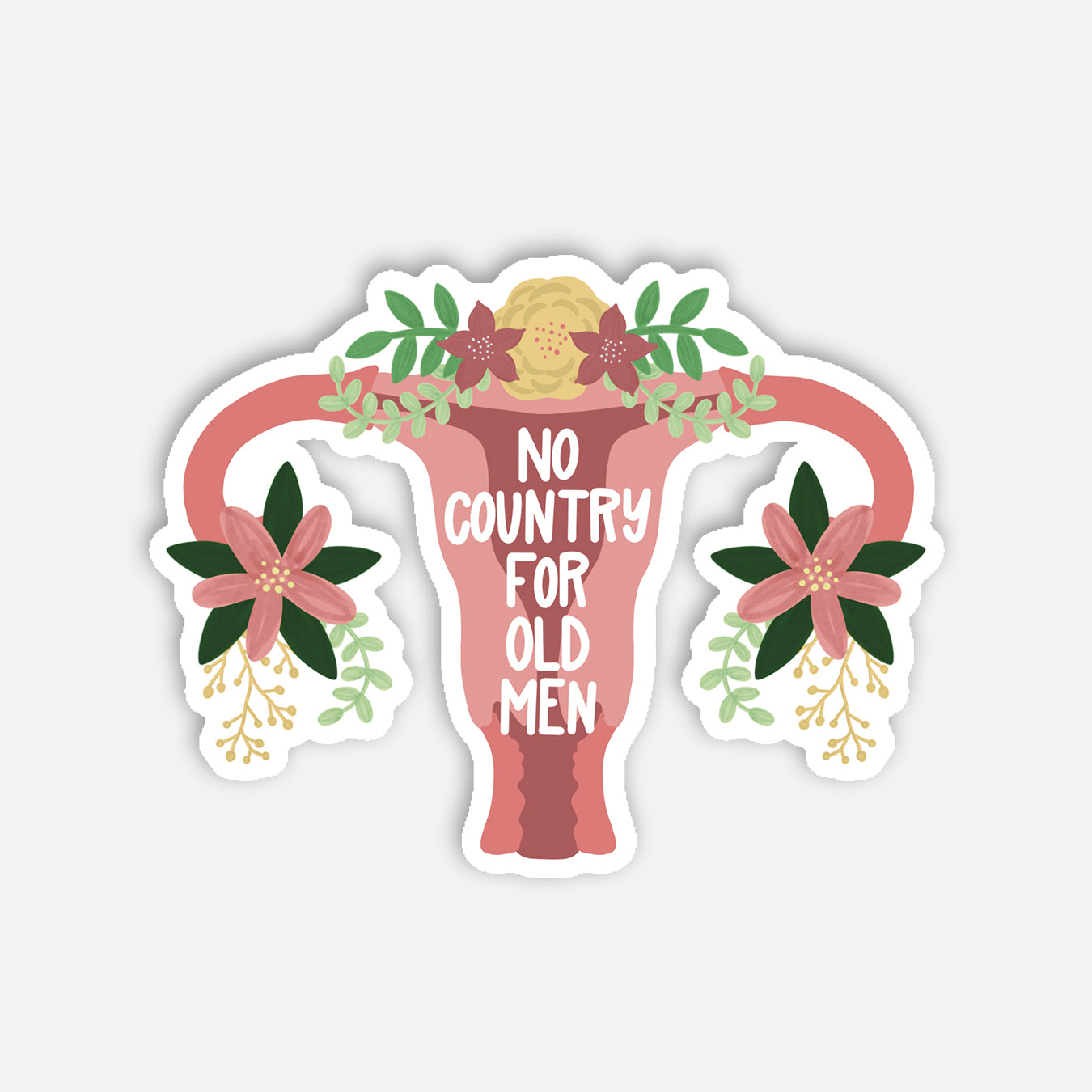 No Country For Old Men Vinyl Sticker