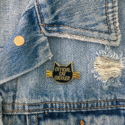 Official Cat Cuddler Pin