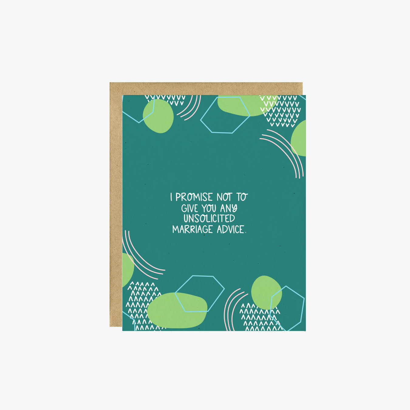 Unsolicited Marriage Advice Wedding Card