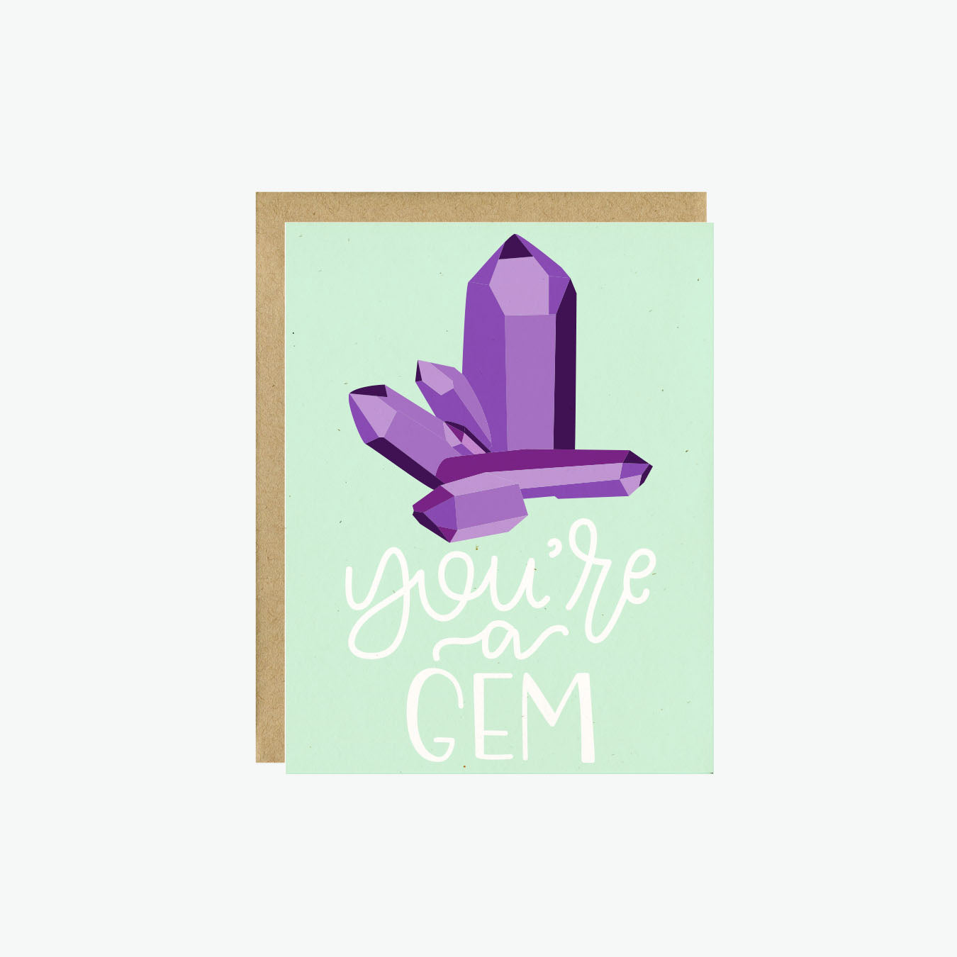 You're A Gem Thank You Card